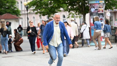 FOTO: Jan Čenský na kolonádě.