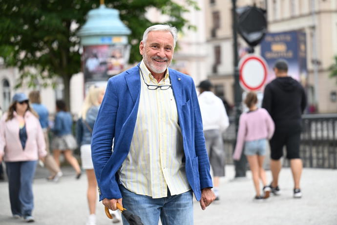 FOTO: Jan Čenský byl v dobré náladě.