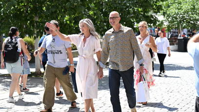 FOTO: Pavlína Pořízková s manželem Jeffem ve Varech.