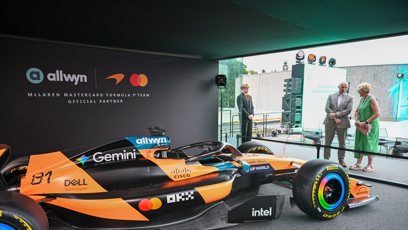 FOTO: Díky Allwynu si mnoho fanoušků Formule 1 mohlo podívat na tento monopost.