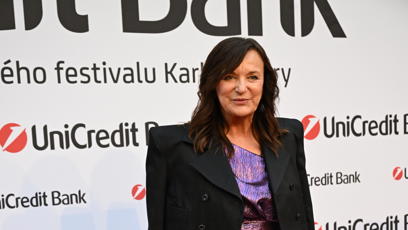 FOTO: Beáta Rajská na party UniCredit Bank ve Varech.
