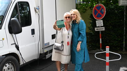 FOTO: Dagmar Havlová selfie neodmítla.