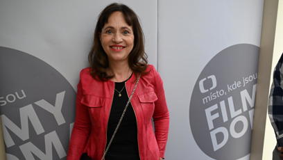 FOTO: Alena Mihulová ve Varech.