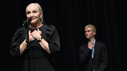 FOTO: Bára Basiková na jevišti.
