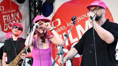 FOTO: Markéta Gregorová ukazovala různé grimasy.