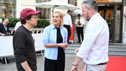FOTO: Jesse Eisenberg se přivítal s Kryštofem Muchou.