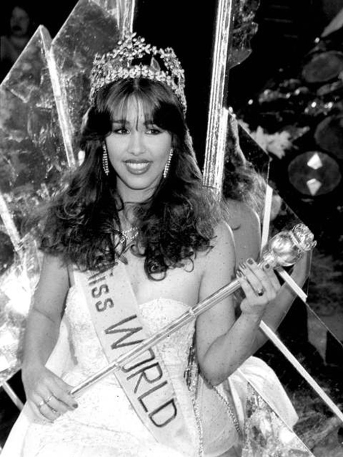 FOTO: Miss World 1982 z Dominikánské republiky Mariasela Álvarez.