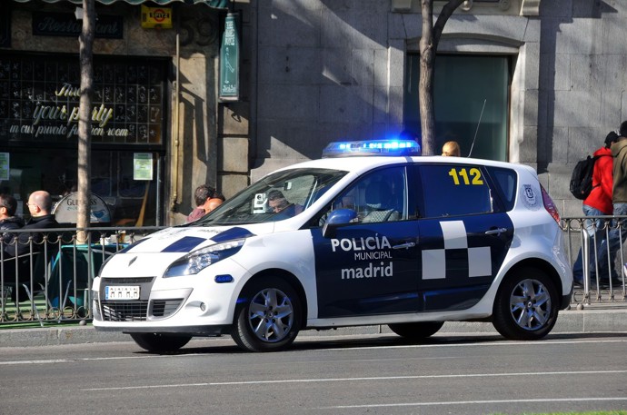 FOTO: Policie ve Španělsku.