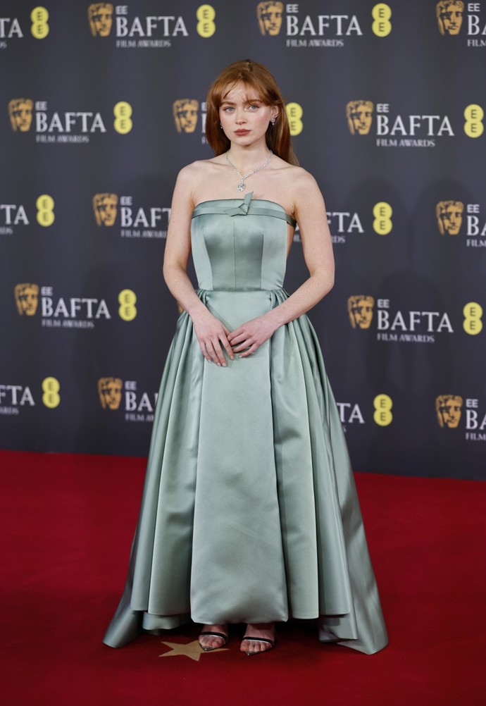 FOTO: Sadie Sink na cenách Bafta v roce 2026.