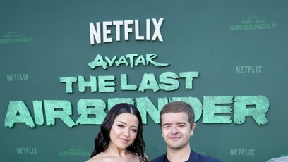 FOTO: Gaten Matarazzo s partnerkou Elizabeth Yu.