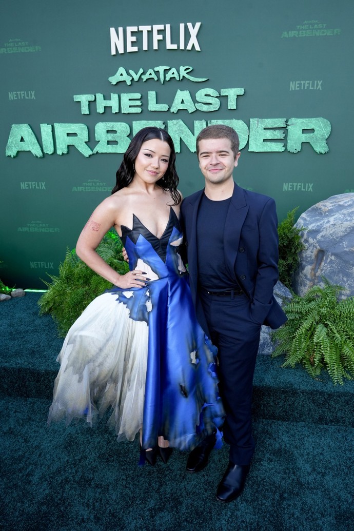 FOTO: Gaten Matarazzo s partnerkou Elizabeth Yu.