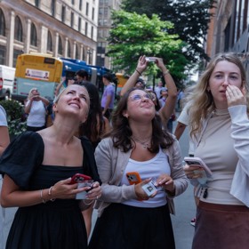 Lidé v New Yorku si vše dokumentovali