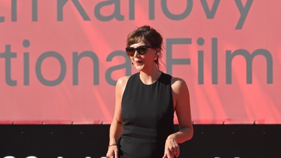 FOTO: Maggie na koberci zářila.