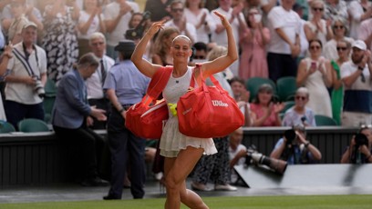 FOTO: Linda Nosková zvítězila v semifinále Wimbledonu.