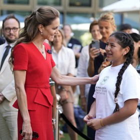 Kate Middleton oplývala dobrou náladou. 
