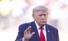 Donald Trump na MS ve fotbale 2026.