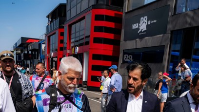 FOTO: Prezident Petr Pavel jako fotograf na Velké ceně Maďarska Formule 1
