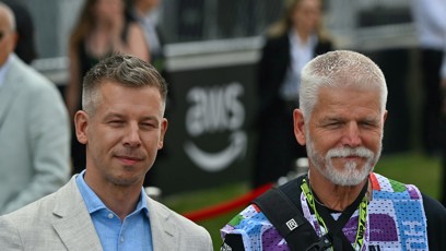 FOTO: Prezident Petr Pavel jako fotograf na Velké ceně Maďarska Formule 1