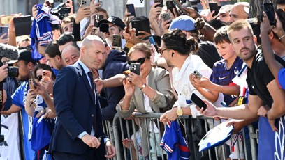 FOTO: Zinédine Zidane má spoustu fanoušků.