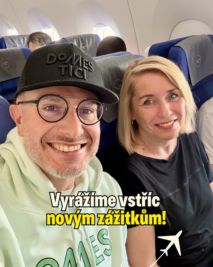 FOTO: Danuše Nerudová odlétla s rodinou do Kanady.