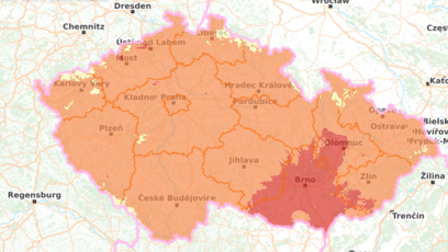 FOTO: Houbová mapa k 3. červenci 2026.