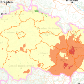 Houbová mapa k 10. červenci 2026.