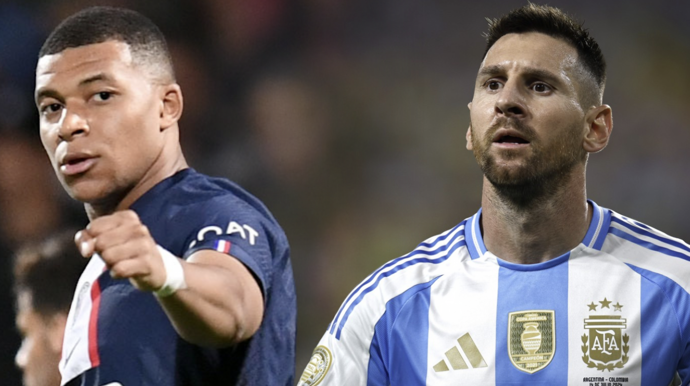 Foto k tématům MS ve fotbale 2026, Kylian Mbappé, Lionel Messi