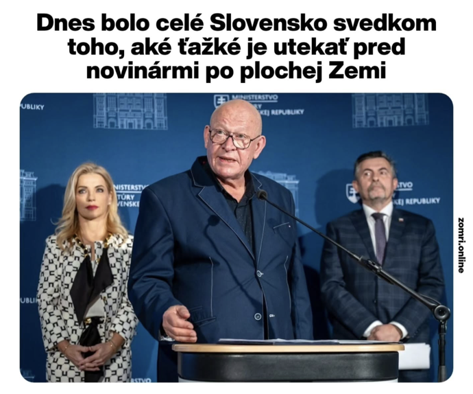 FOTO: Vtipálci si podali i rýpnutí do vládních představitelů s odkazem na plochou Zemi. – stránka 2