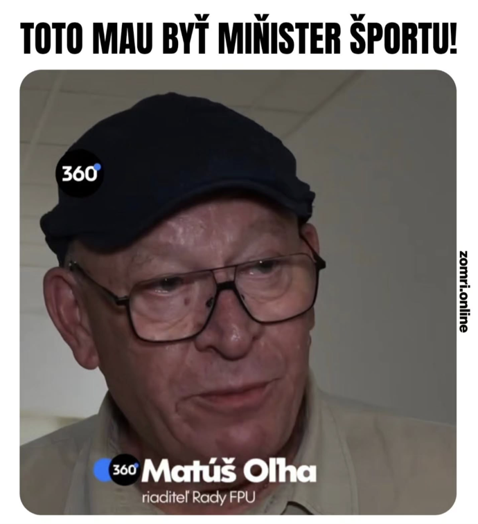 FOTO: Lidé si utahují, že koalice konečně našla ideálního adepta na ministra sportu. – stránka 4
