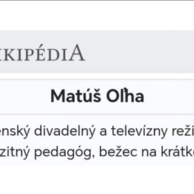 Upravit by se měl i profil předsedy na Wikipedii.