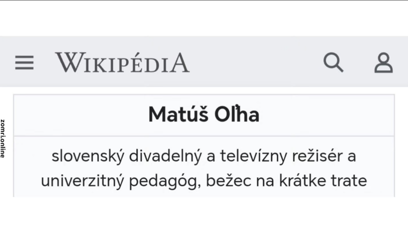 FOTO: Upravit by se měl i profil předsedy na Wikipedii.