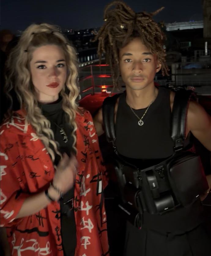 FOTO: Aneta Kernová a Jaden Smith.