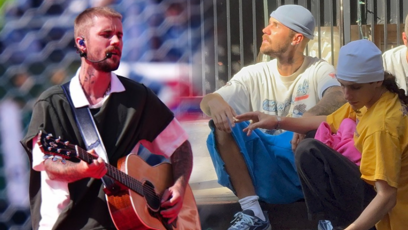 FOTO: Justin Bieber po koncertu skončil na dlažbě.