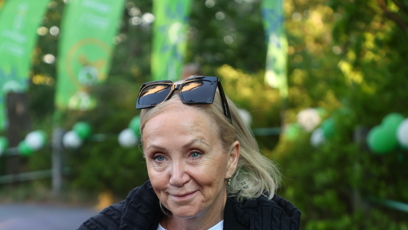 FOTO: Bára Basiková dorazila s tričkem na kterém byl Jiří Bartoška.