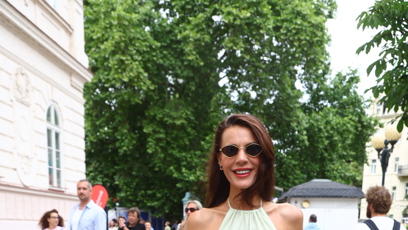 FOTO: Monika Timková na kolonádě.