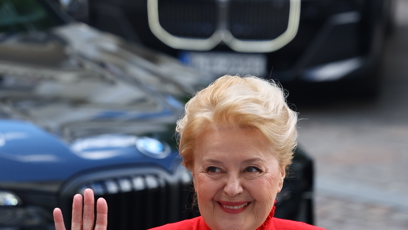 FOTO: Herečka Magda Vašáryová zamávala fanouškům.