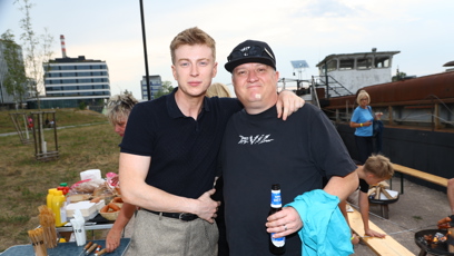 FOTO: Tomáš Jeřábek s Adamem Mišíkem.