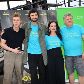 Tomáš Jeřábek na premiéře Dovolená v České ráji.