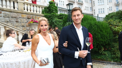 FOTO: Tereza Barošová s partnerem na Progresus party.