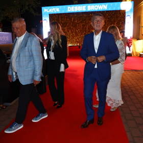 Andrej Babiš odchází z BigBoard party.