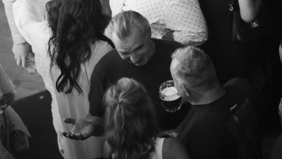 FOTO: Jiří Macháček s pivem.