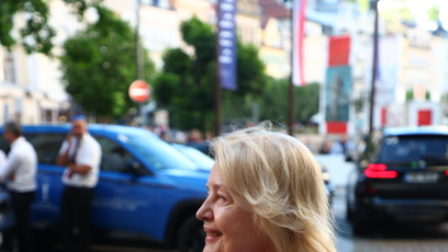 FOTO: Herečka Magda Vašáryová dávala rozhovory.