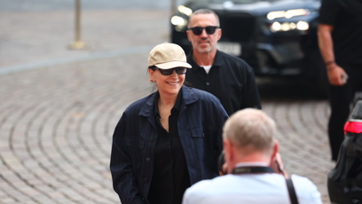 FOTO: Francouzská herečka Juliette Binoche byla samý úsměv.