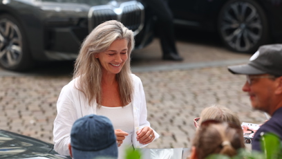 FOTO: Pavlína Pořízková byla samý úsměv.