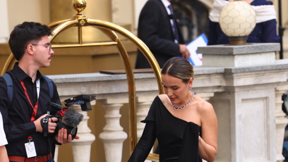 FOTO: Tereza Ramba vsadila na černou róbu.