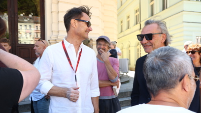 FOTO: Jiří Macháček všechny bavil.