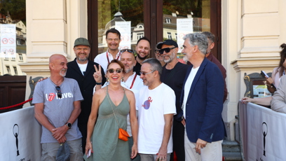 FOTO: Herci zašli do Městského divadla na promítání filmu Šeptej.