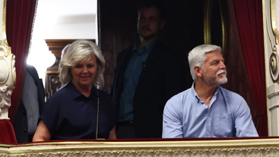 FOTO: Prezidentský pár přijel do Varů.
