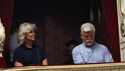 FOTO: Prezidentský pár přijel do Varů.
