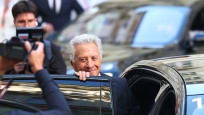 FOTO: Dustin Hoffman má šibalský úsměv.